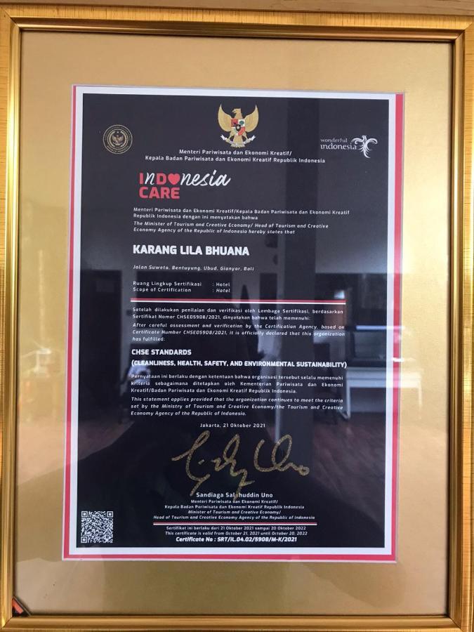 Karang Lila Bhuana Ubud Exterior foto